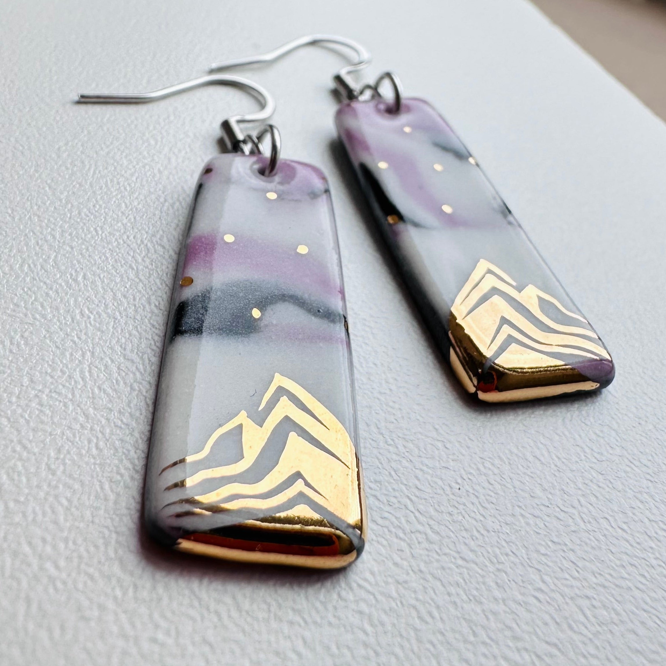 Mountain Ridge Statement Earrings