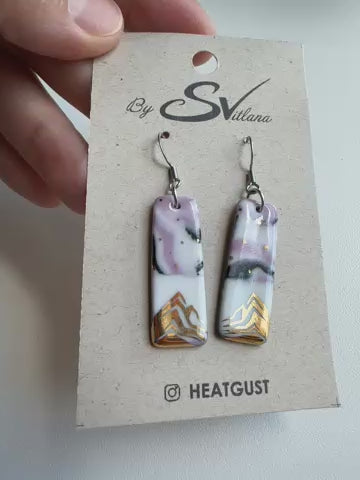 Mountain Ridge Statement Earrings